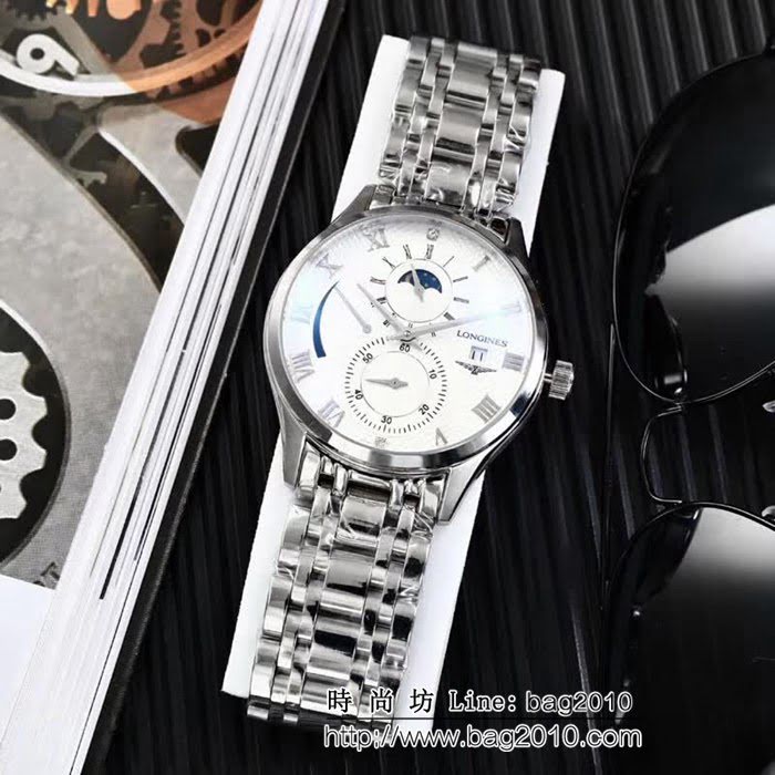 LONGINES浪琴 高級藍寶石 機械男士腕表 WSS1948